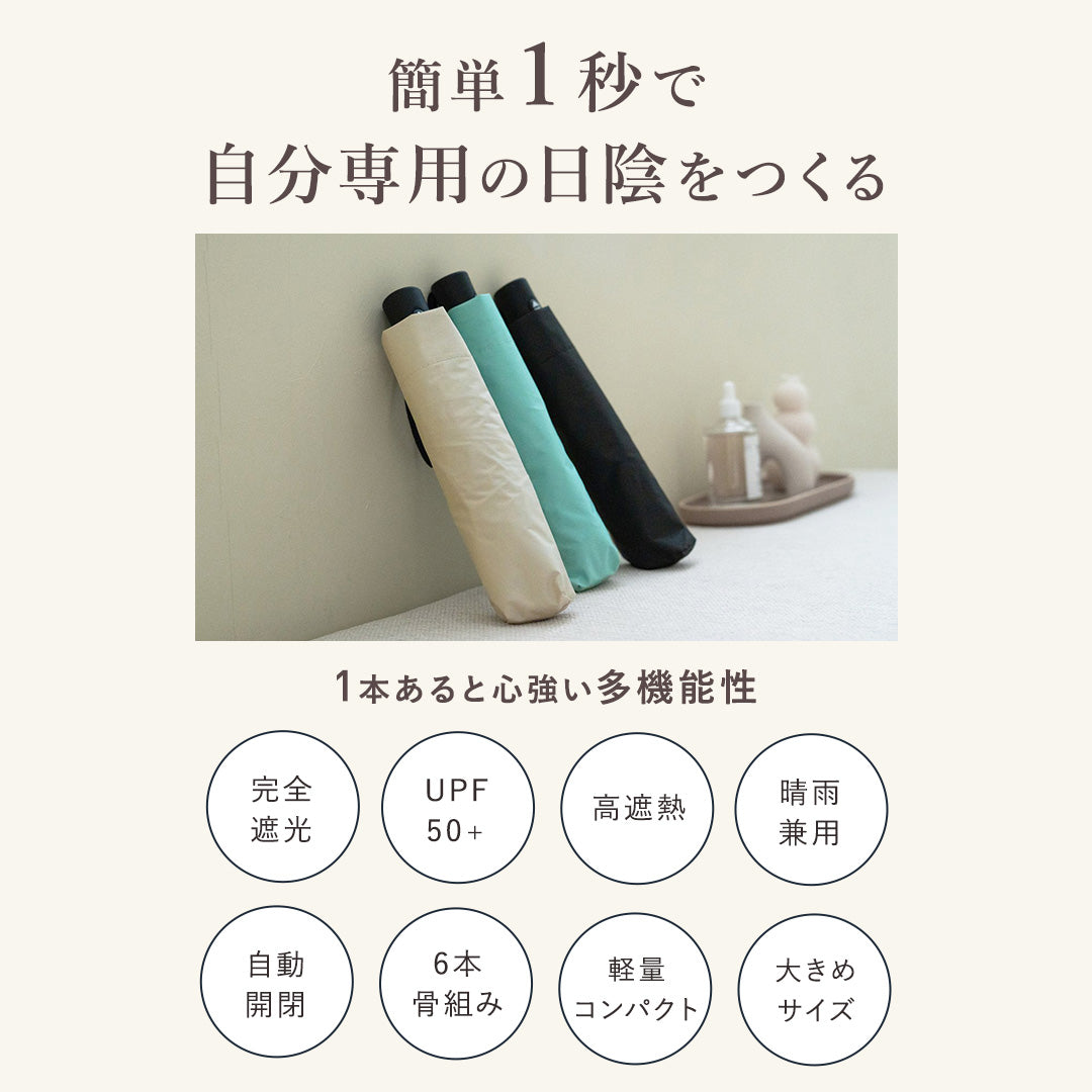 1秒日陰 折りたたみ日傘