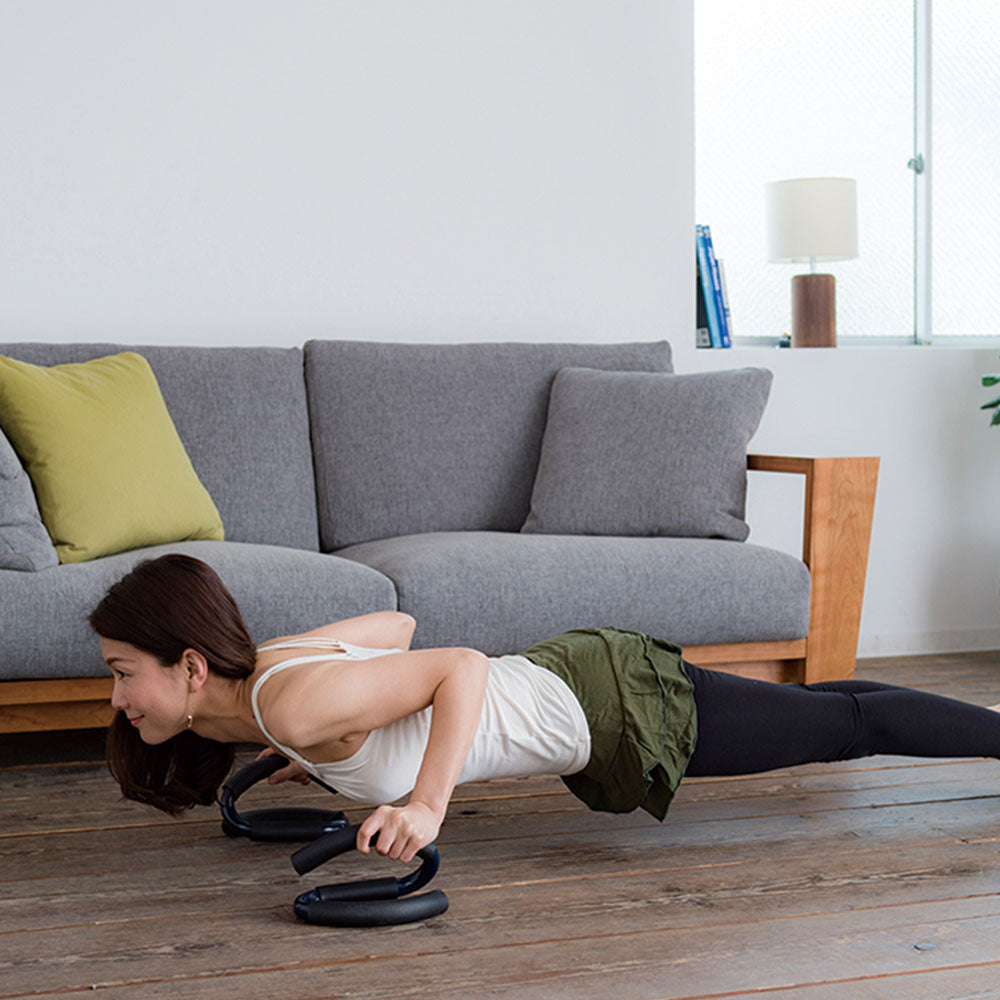 プッシュアップバーラウンドプラス 2Way トレーニング 筋トレ