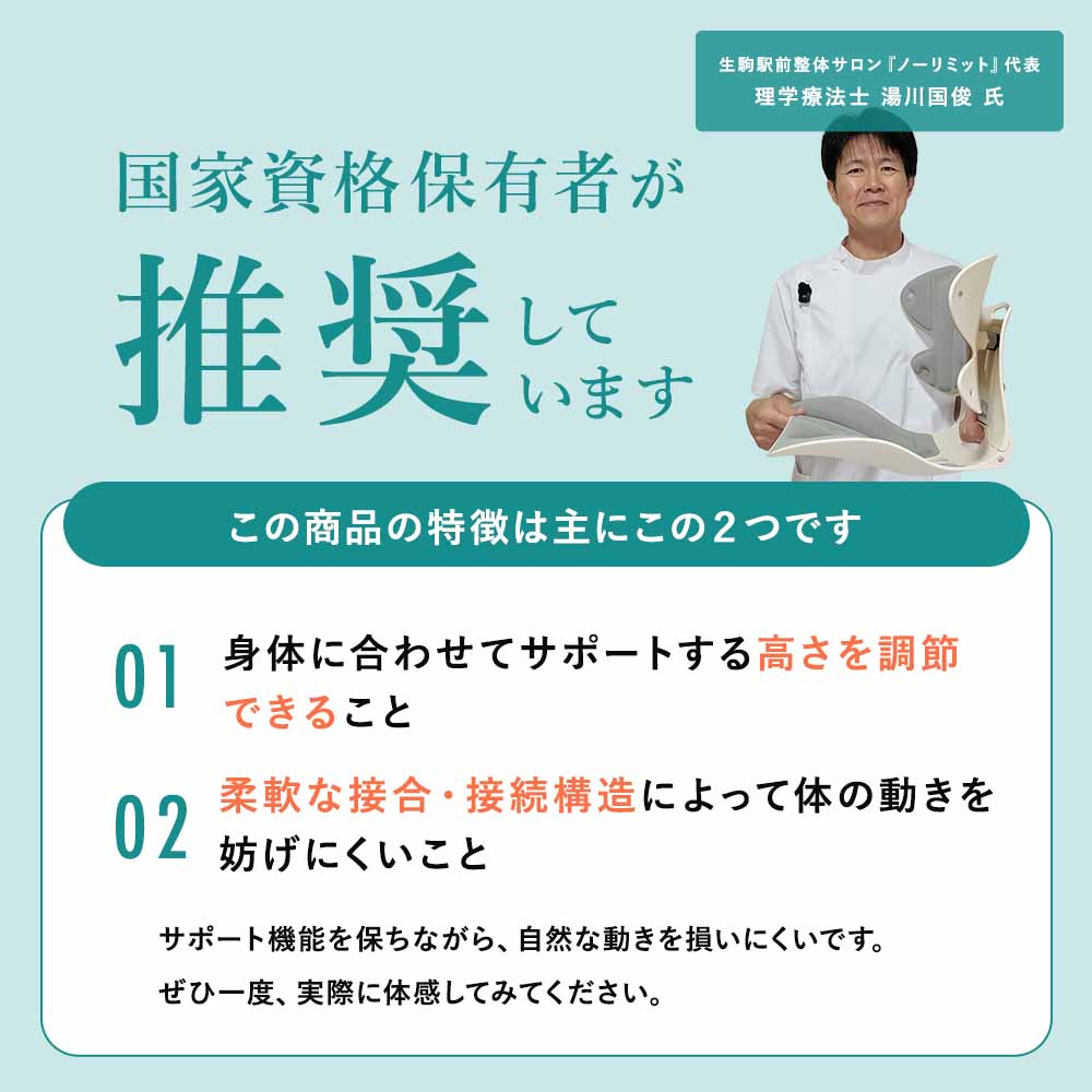 【公式】 背筋ピンチェア